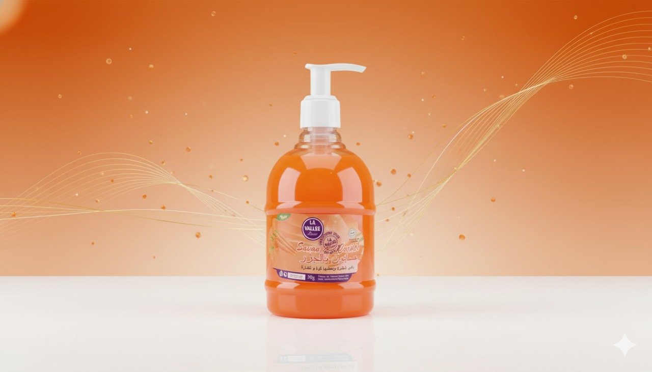 صابون السائل بالجزر