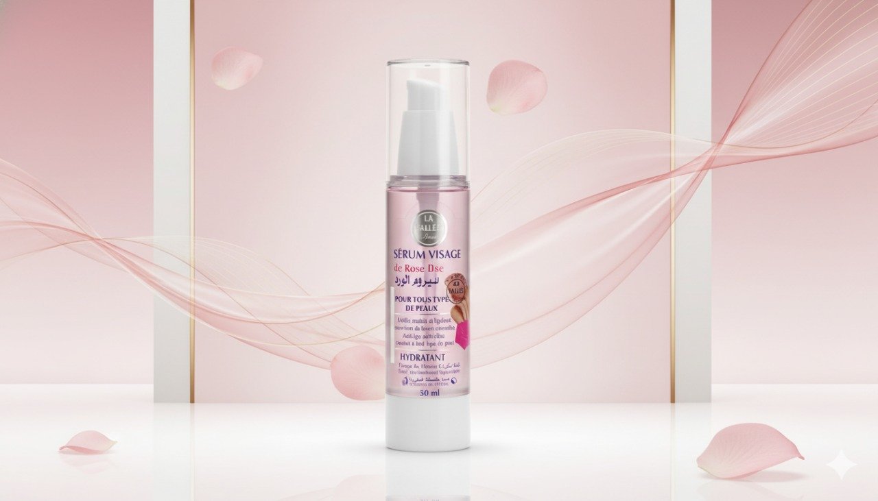 سيروم الورد الطبيعي