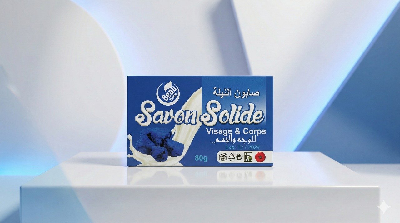 صابون بالنيلة الزرقاء